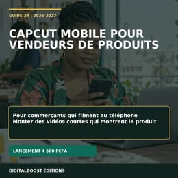 CapCut mobile pour vendeurs de produits