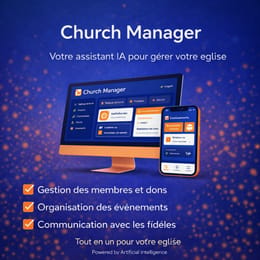 Church Manager - Simplifier la gestion de votre église /  Accès Annuel