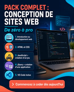 Apprenez la conception de site web (de zéro à pro)
