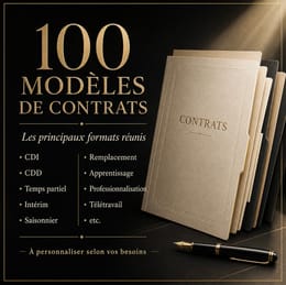 100 modèles de contrats dans tous les domaines prêt à l’emploi