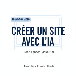 Build With AI – Crée, Lance et Monétise avec l'IA en moins de 30 jours