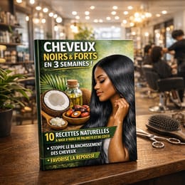 Cheveux noirs et forts en 3 semaines