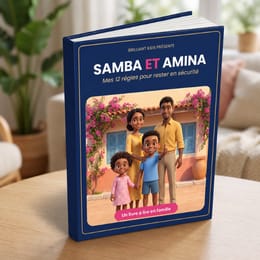 Livre Samba & Amina : Mes 12 Règles d'Or pour Rester en Sécurité (PDF Imprimable)