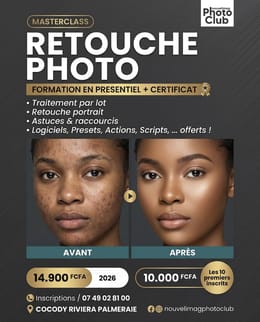 MASTERCLASS RETOUCHE PHOTO – Formation en ligne et en présentiel + Certificat