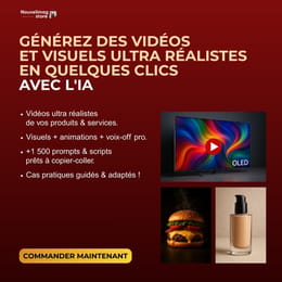 Générez des vidéos et visuels ultra réalistes en quelques clics avec l'IA
