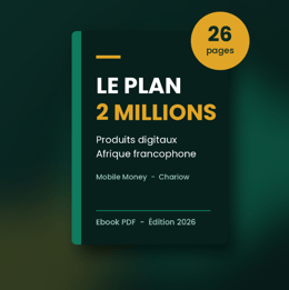 Le Plan 2 Millions : vendez des produits digitaux en Afrique francophone