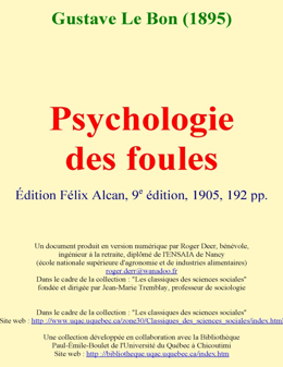 Psychologie des Foules