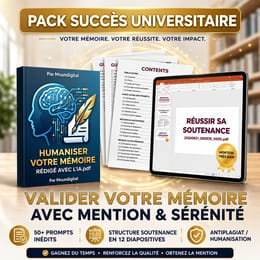 PACK SUCCÈS UNIVERSITAIRE