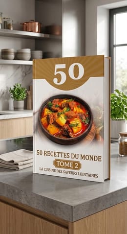 50 recettes du monde TOME 2, la Cuisine Des Saveurs Lointaines