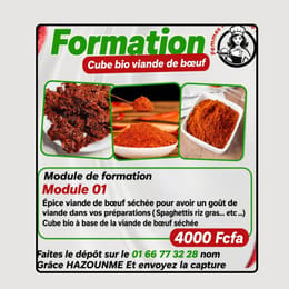 Formation Cube Bio Viande de Bœuf