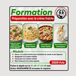 Formation Préparation avec la Crème Fraîche