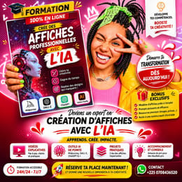 Création d'affiches avec l'IA