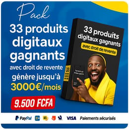 Catalogue de 33+ packs de produits digitaux gagnants