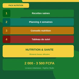 PACK NUTRITION & SANTE