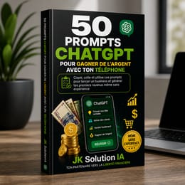 50 Prompts ChatGPT pour gagner de l’argent avec ton téléphone (Guide pratique)