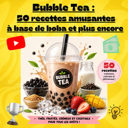 Bubble Tea : 50 recettes amusantes à base de boba et plus encore