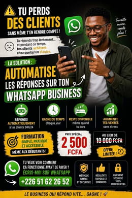 COMMENT AUTOMATISER LES RÉPONSES SUR SON WHATSAPP