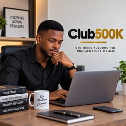 CLUB 500K : FORMATION 100% PRATIQUE POUR ÊTRE RENTABLE AVEC LA VENTE DES E-BOOK (PDF)