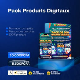 Pack 300 Produits Digitaux Rentables: Doublez Vos Revenus en 24h