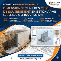 Formation Dimensionement Mur de Soutènement avec Robot Expert