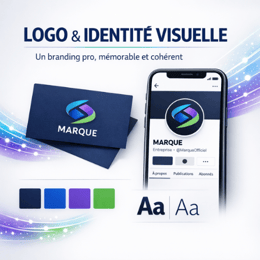 Création de Logo Professionnel Unique & Identité Visuelle