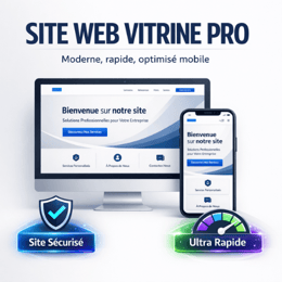 Création de Site Web Professionnel Rapide & Responsive