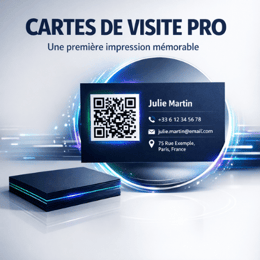 Design de Carte de Visite Professionnelle & Élégante