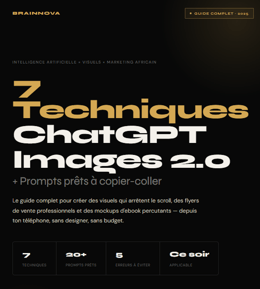 7 Techniques ChatGPT Images 2.0 — Guide Complet BrainNova