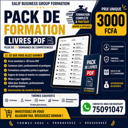 Pack Formation Livres PDF Pro 2026