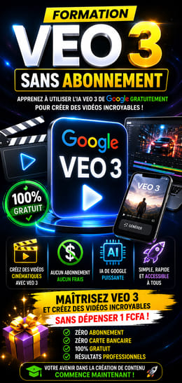 VEO 3  — Apprends a CRÉER DES VIDÉOS IA SANS ABONNEMENT