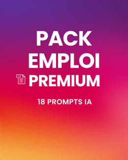 Pack Emploi Premium — 18 prompts IA pour décrocher un emploi
