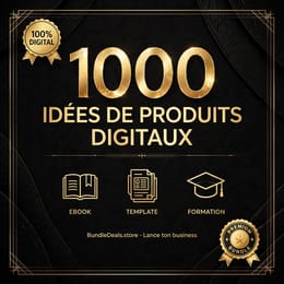 1000 idées de produits digitaux