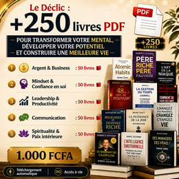 📚 PACK DÉCLIC — +250 livres PDF pour transformer ton mental, ton business et ta vie