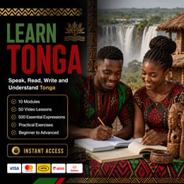 Learn Tonga – Speak, Read, Write and Understand Tonga with Confidence