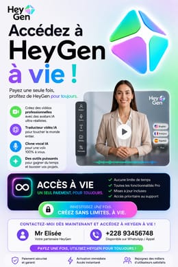 Accès Heygen à vie