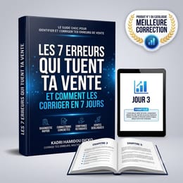 LES 7 ERREURS QUI TUENT TA VENTE ET COMMENT LES CORRIGER EN 7 JOURS.