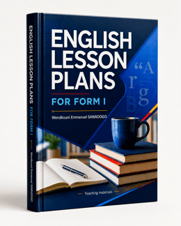 English Lesson Plans for Form I (6e)