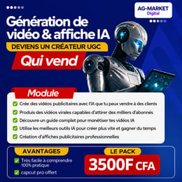 Création des vidéos publicitaire avec IA.