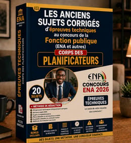 PACK ULTIME PLANIFICATEUR; Les Anciens Sujets Corrigés des Épreuves Techniques