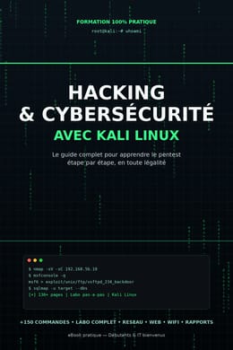 Hacking & Cybersécurité avec Kali Linux — Le Guide 100% Pratique