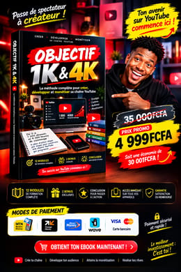 Objectif 1K & 4K — La méthode complète pour créer, développer et monétiser sa chaîne YouTube