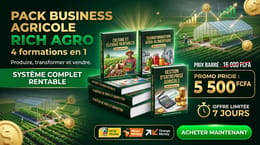 PACK BUSINESS AGRICOLE COMPLET — Produire, transformer et vendre avec profit | RICH AGRO