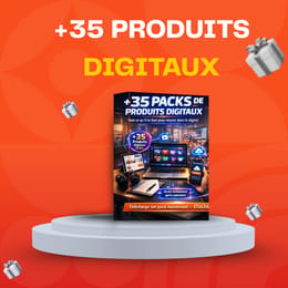 +35 PACKS DE PRODUITS DIGITAUX