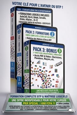 Formation Complète BTP & GC : Logiciels, Plans et Devis en Bundle Premium
