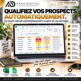 CRM Freelance — Suivi Prospects et Clients avec Score Automatique