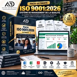 PACK ISO 9001:2026 ULTIMATE, système complet pour structurer, piloter et préparer votre SMQ
