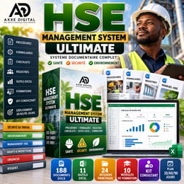 Système Complet de Management HSE - Révisé 2026
