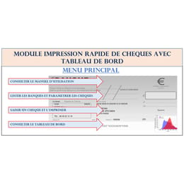 Module impression chèques