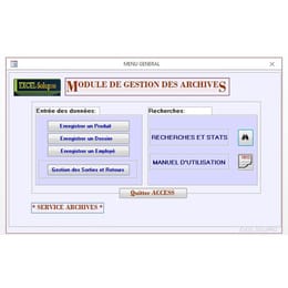 Module de gestion des archives