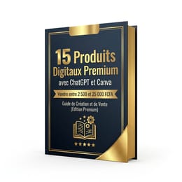15 IDÉES DE PRODUITS DIGITAUX: à Créer Avec ChatGPT  et Vendre Entre 2500 et 25000Fcfa